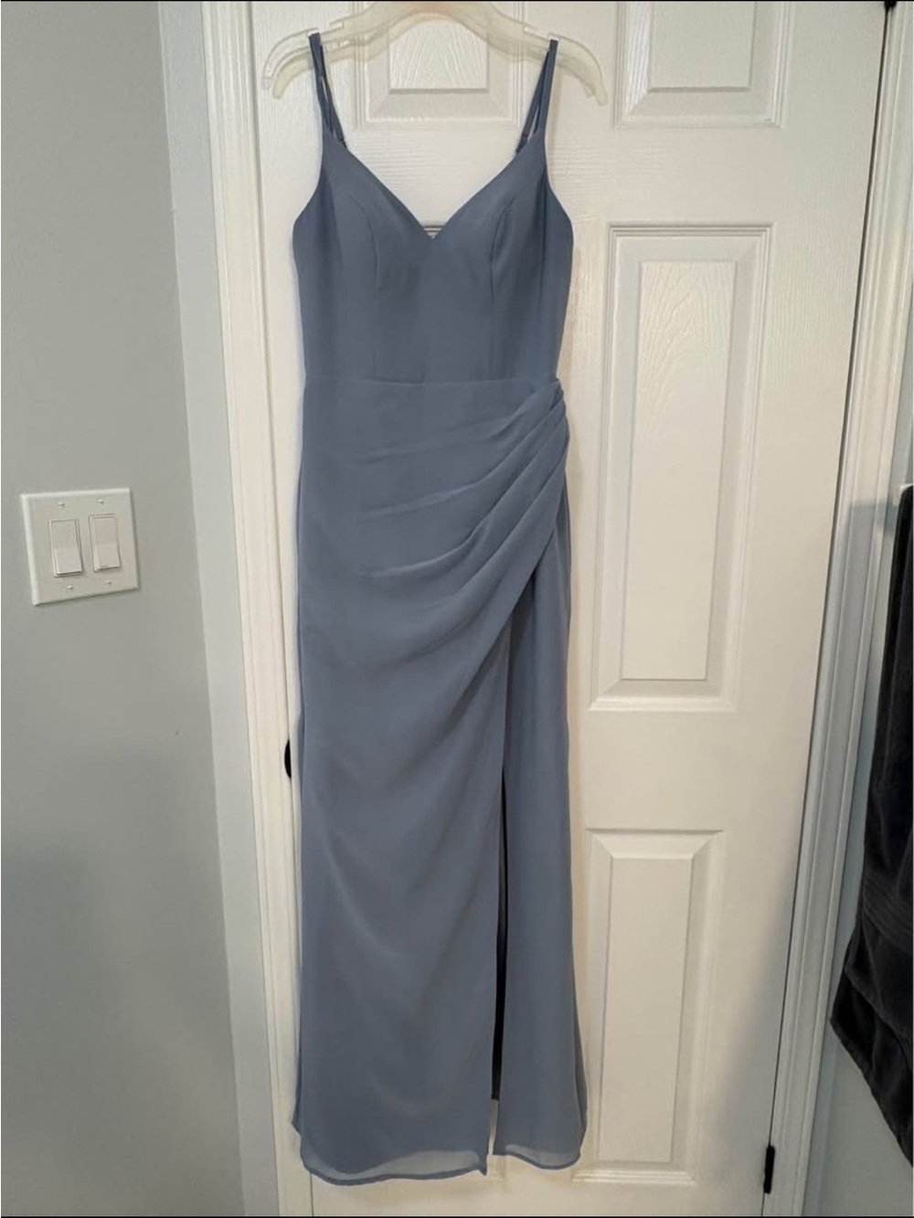 Azazie Dusty Blue Dress